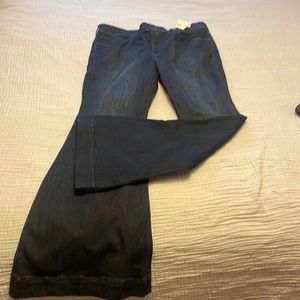 Express Bell Flare High Rise Denim-NWT